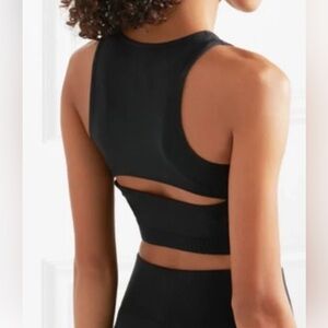 All Access Stevie Stripe Cutout Sports Bra